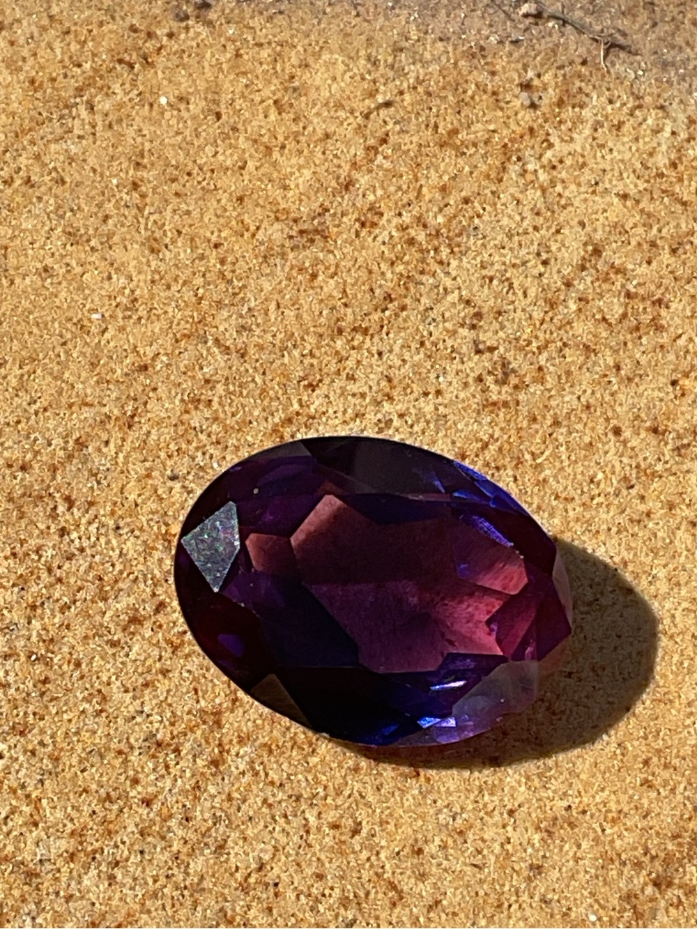 Lab Created Purple Sapphire Loosegem